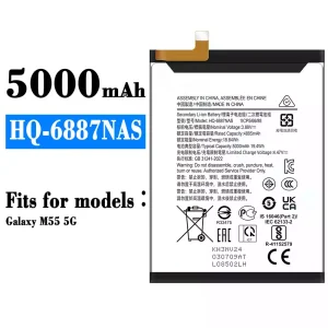 Phone battery HQ-6887NAS for Samsung Galaxy M55 5G
