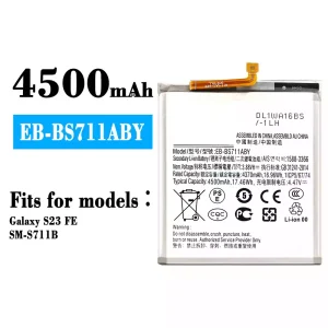 Phone battery EB-BS711ABY for Samsung Galaxy S23 FE