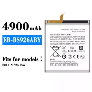 Phone battery EB-BS926ABY for Samsung S24+/S24 Plus