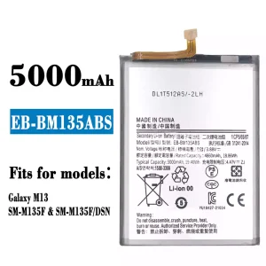 Phone battery EB-BM135ABS for Samsung Galaxy M13