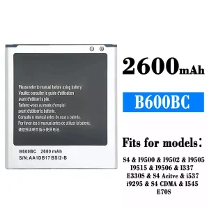 Phone battery B600BC for Samsung S4