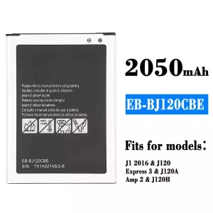 Phone battery EB-BJ120CBE for Samsung J1 2016