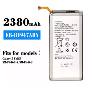 Phone battery EB-BF947ABY for Samsung Galaxy Z Fold 5