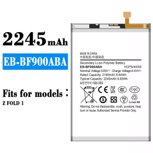 Phone battery EB-BF900ABA for Samsung Z FOLD 1