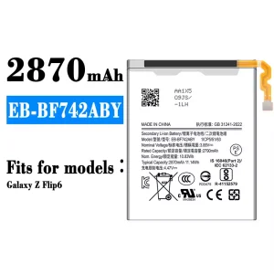 Phone battery EB-BF742ABY for Samsung Galaxy Z Flip 6