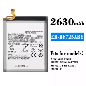 Phone battery EB-BF725ABY for Samsung Z Flip 4