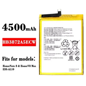 Phone battery HB3872A5ECW for HUAWEI Honor Note 8 / Honor V8 Max