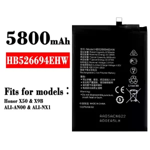 Phone battery HB526694EHW for HUAWEI Honor X50