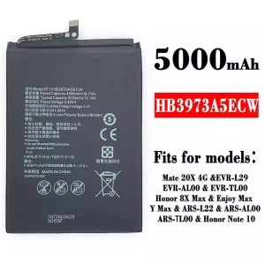 Phone battery HB3973A5ECW for HUAWEI Mate 20X 4G / Honor 8X Max / Enjoy Max / Y Max / Honor Note 10