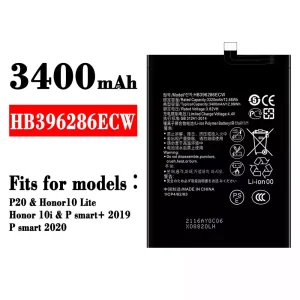 Phone battery HB396286ECW for HUAWEI P20 / Honor 10 Lite / Honor 10i / P smart+ 2019 / P smart 2020