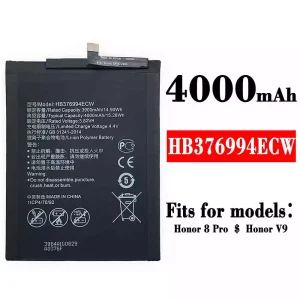 Phone battery HB376994ECW for HUAWEI Honor V9 / Honor 8 Pro
