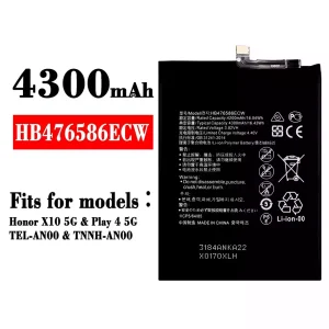 Phone battery HB476586ECW for HUAWEI Honor X10 5G / Play 4 5G