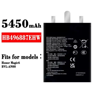 Phone battery HB496887EHW for HUAWEI Honor Magie 6