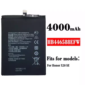 Phone battery HB446588EFW for HUAWEI Honor X20 SE