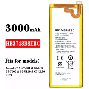 Phone battery HB3748B8EBC for HUAWEI Ascend G7