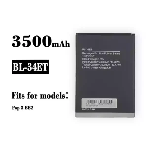 Phone battery BL-34ET for Tecno Pop 3