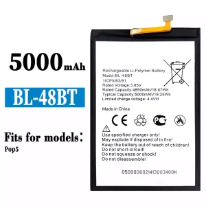 Phone battery BL-48BT for Tecno Pop 5
