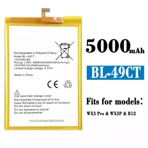 Phone battery BL-49CT for Tecno WX3 Pro
