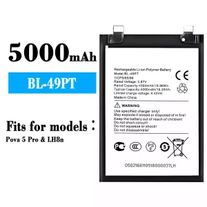 Phone battery BL-49PT for Tecno Pova 5 Pro