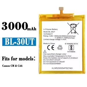 Phone battery BL-30UT for Tecno Camon CM / CA6