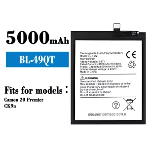 Phone battery BL-49QT for Tecno Camon 20 Premier