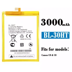 Phone battery BL-30HT for Tecno Camon C8