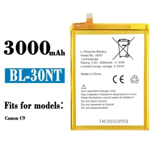 Phone battery BL-30NT for Tecno Camon C9