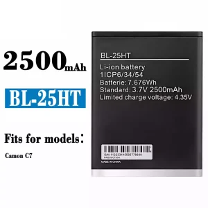 Phone battery BL-25HT for Tecno Camon C7