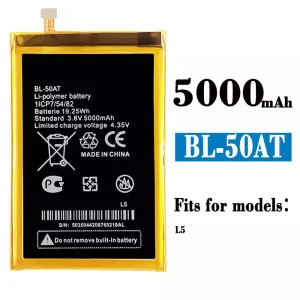 Phone battery BL-50AT for Tecno L5