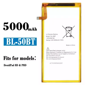 Phone battery BL-50BT for Tecno D8 8D / P8D / Droidpad 8D