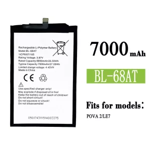 Phone battery BL-68AT for Infinix POVA 2