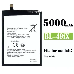 Phone battery BL-49IX for Infinix New Mobile