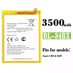 Phone battery BL-34BX for Infinix Smart 2 HD