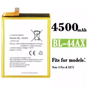 Phone battery BL-44AX for Infinix Note 4 Pro