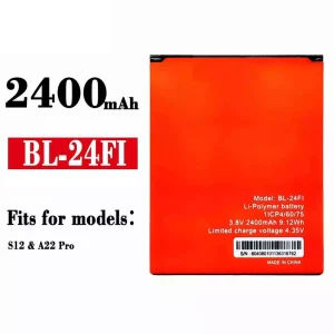 Phone battery BL-24FI for ITEL S12/A22 Pro