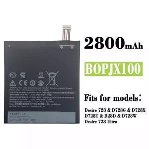 Phone battery B0PJX100 for HTC Desire 728 / D728G / D728X /D728T / D728W / Desire 728 Ultra