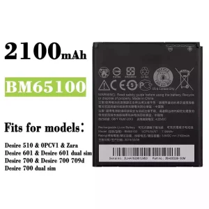 Phone battery BM65100 for HTC Desire 510 / Desire 601