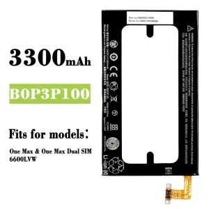 Phone battery B0P3P100 for HTC One Max