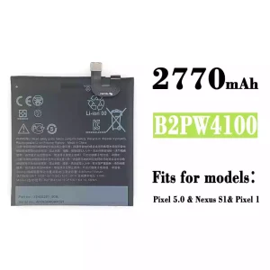 Phone battery B2PW4100 for Google Pixel 5.0 / Nexus S1 / Pixel 1