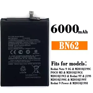 Phone battery BN62 for Xiaomi Redmi Note 9 4G / Redmi 9T / Redmi 9 Power