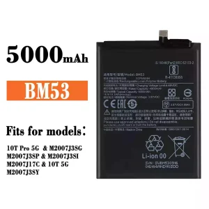 Phone battery BM53 for Xiaomi 10T,10T Pro