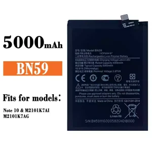 Phone battery BN59 for Xiaomi Note 10