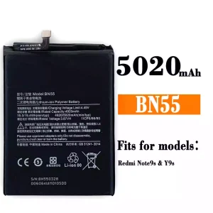 Phone battery BN55 for Xiaomi Redmi Note 9s