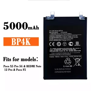 Phone battery BP4K for Xiaomi Poco X5 Pro 5G / REDMI Note 12 Pro / Poco F5