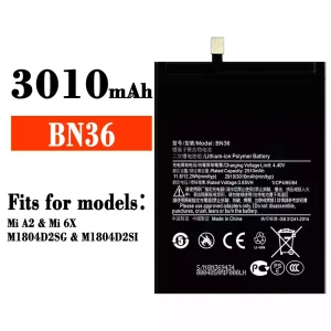 Phone battery BN36 for Xiaomi Mi A2 / Mi 6X