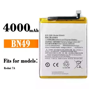 Phone battery BN49 for Xiaomi Redmi 7A