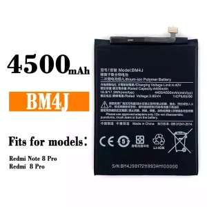 Phone battery BM4J for Xiaomi Redmi Note 8 Pro / Redmi 8 Pro