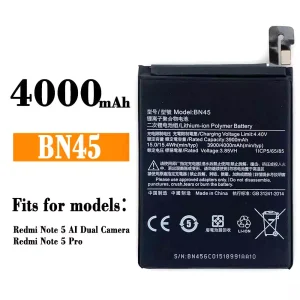 Phone battery BN45 for Xiaomi Redmi Note 5 / Redmi Note 5 Pro