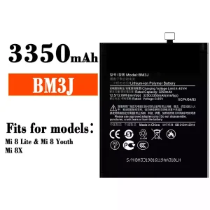 Phone battery BM3J for Xiaomi Mi 8 Lite/ Mi 8 Youth / Mi 8X