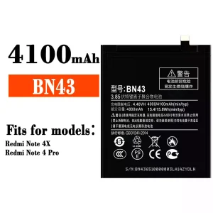 Phone battery BN43 for Xiaomi Redmi Note 4X / Redmi Note 4 Pro